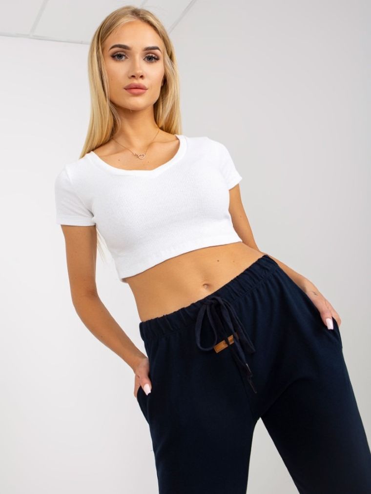 Spodnie dresowe damskie, granatowe, Relevance