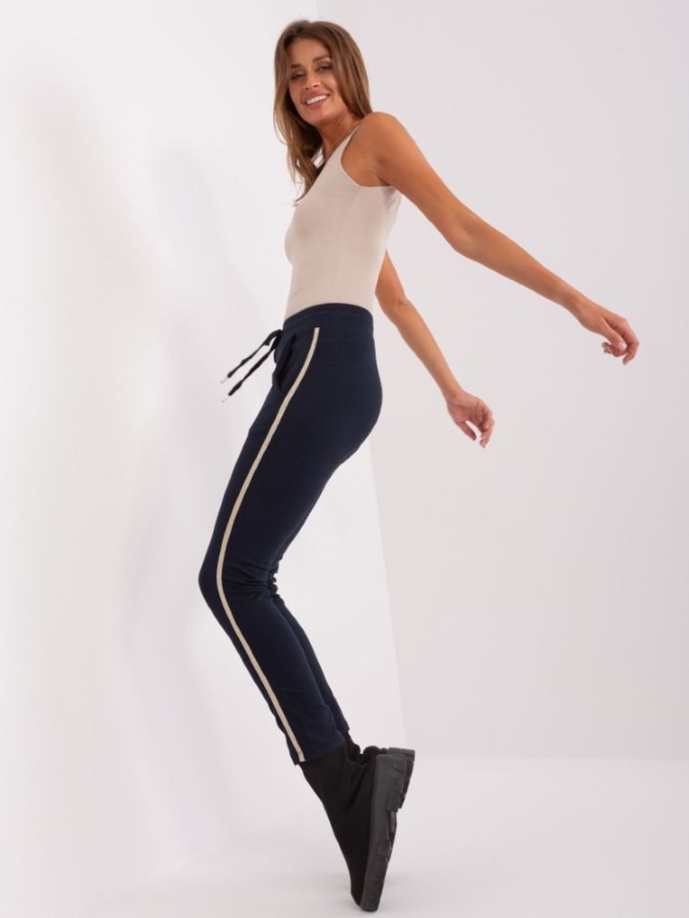 Spodnie dresowe damskie, granatowe, Relevance