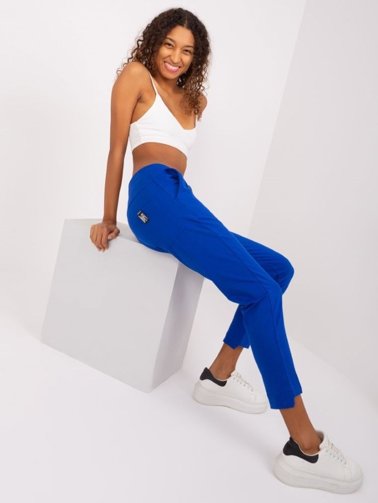 Spodnie dresowe damskie, niebieskie, Relevance