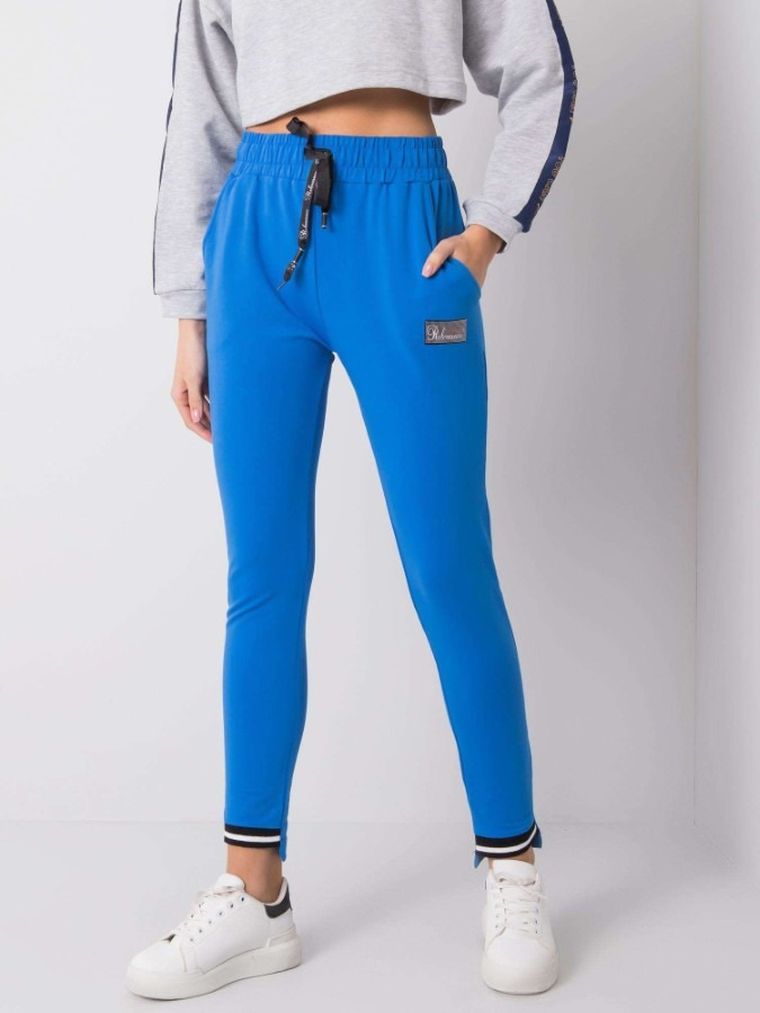 Spodnie dresowe damskie, niebieskie, Relevance