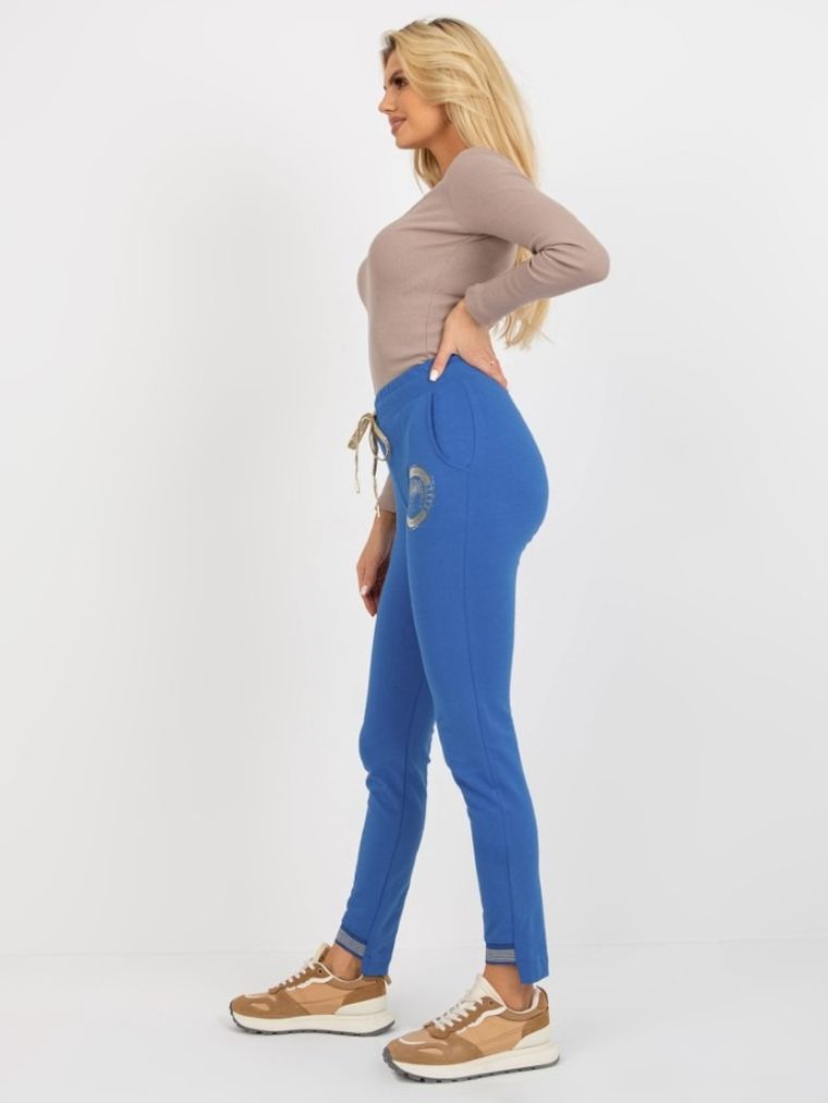 Spodnie dresowe damskie, niebieskie, Relevance