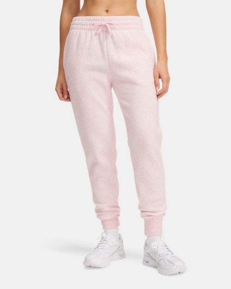 Spodnie dresowe damskie, różowe, Under Armour