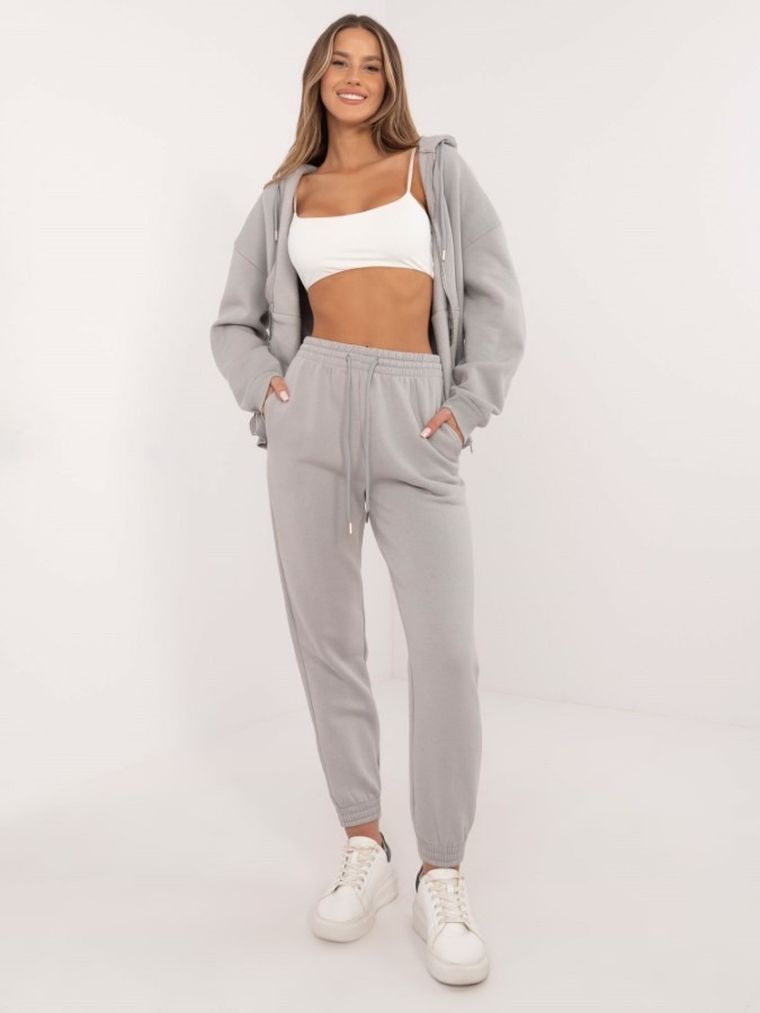 Spodnie dresowe damskie, szare, Calimera