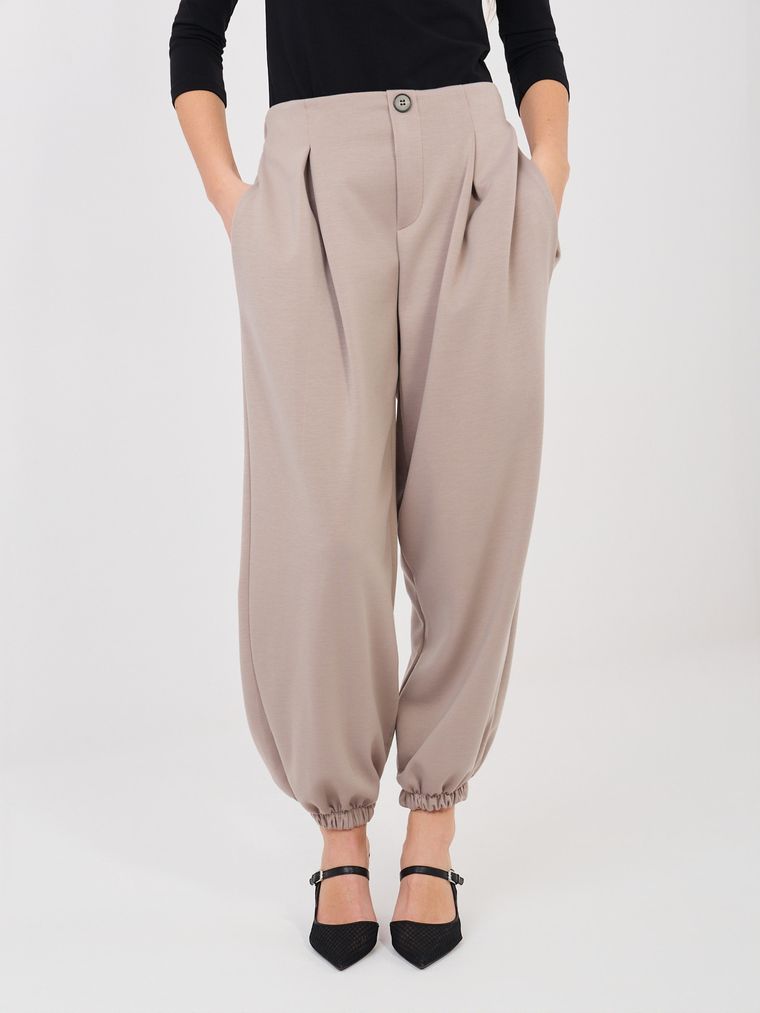Spodnie dresowe damskie, szare, Italy Moda