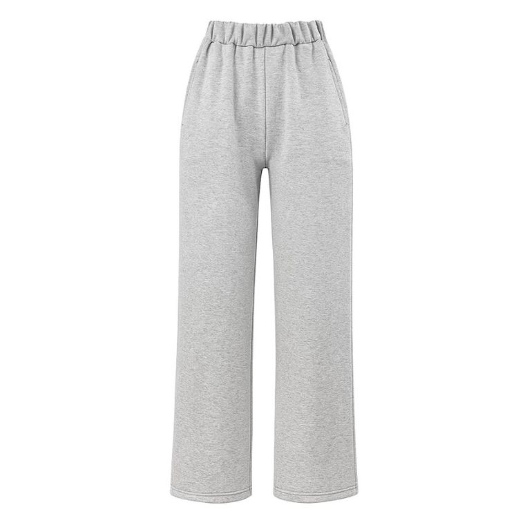 Spodnie dresowe damskie, szary, Eevi