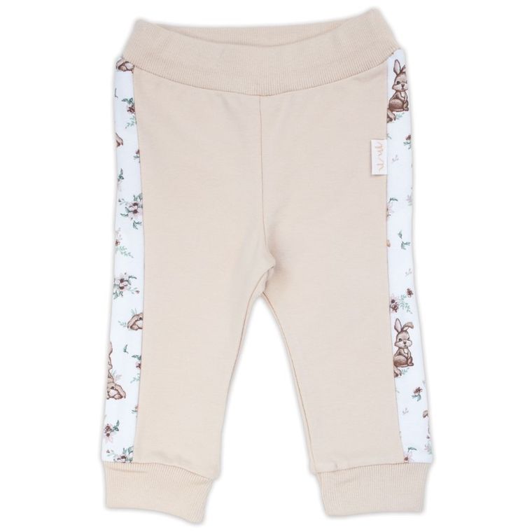 Spodnie dresowe dziewczęce, beżowe, Nicol