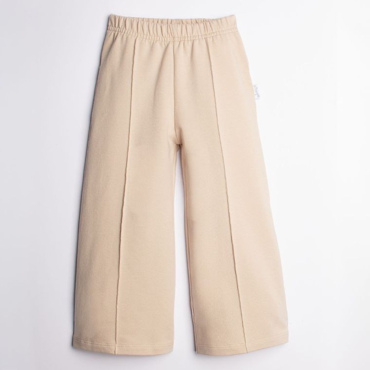 Spodnie dresowe dziewczęce, beżowe, Nicol