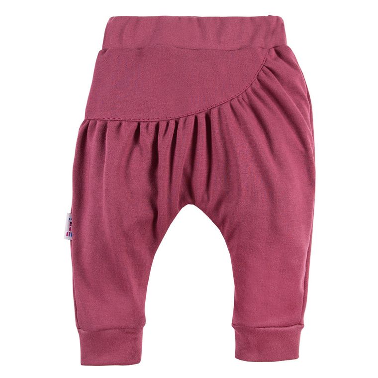 Spodnie dresowe dziewczęce, bordowe, Eevi
