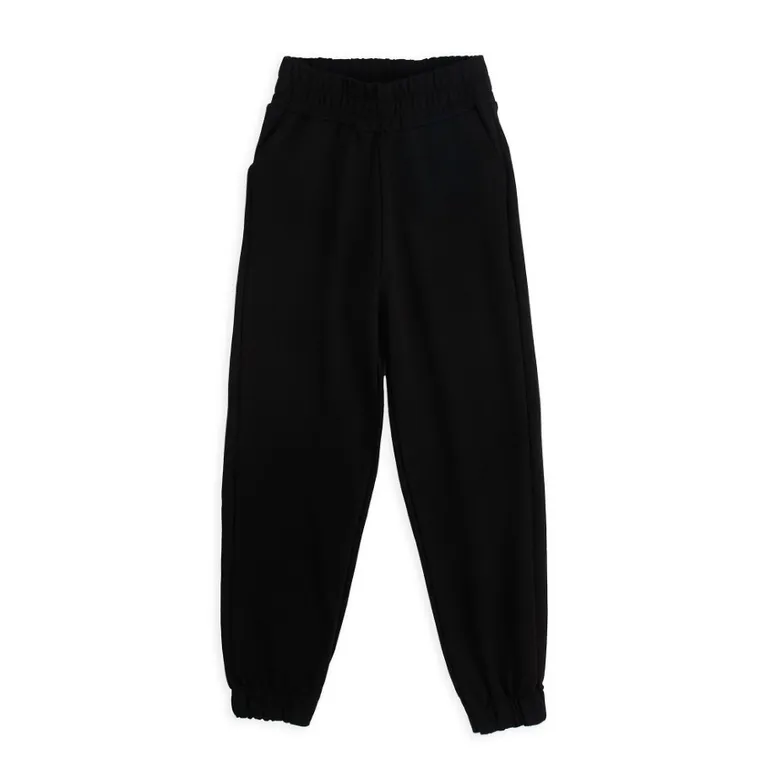 Spodnie dresowe dziewczęce, czarne, Tup Tup