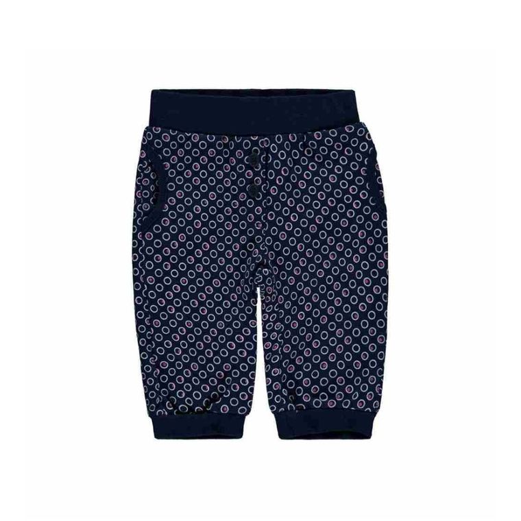 Spodnie dresowe dziewczęce, granatowe, Kanz