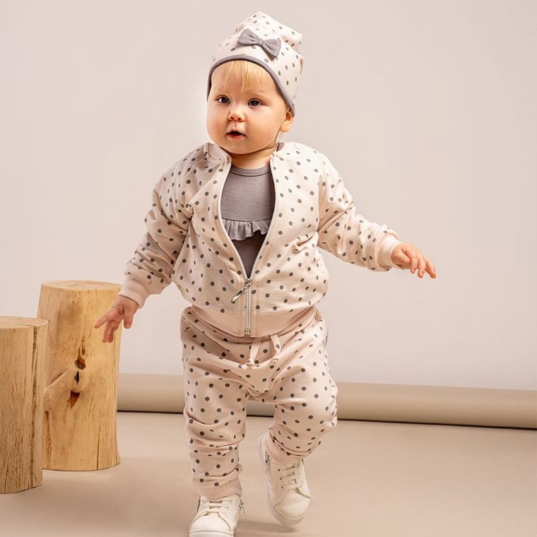 Spodnie dresowe dziewczęce, różowe, Nicol