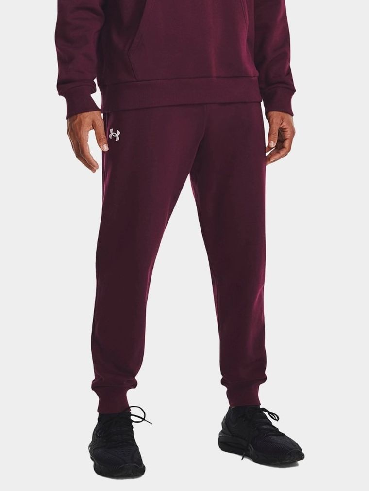 Spodnie dresowe męskie, bordowe, Under Armour