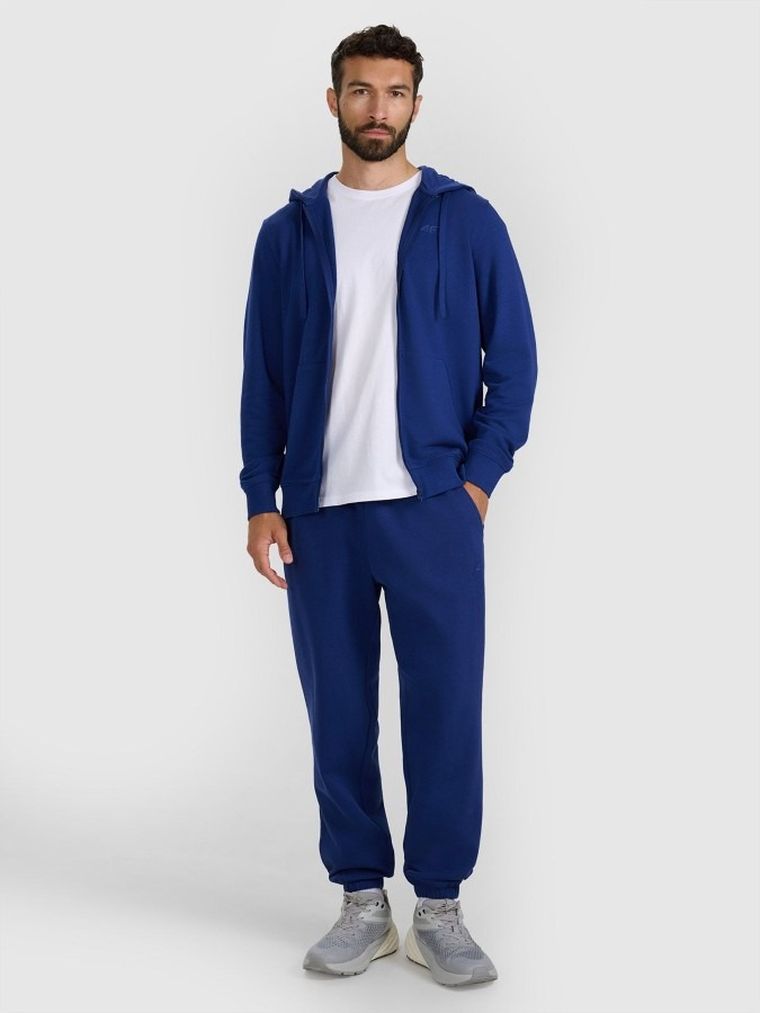 Spodnie dresowe męskie, granatowe, 4F