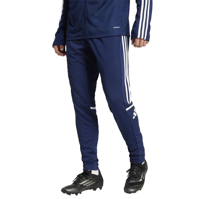 Spodnie dresowe męskie, granatowe, Adidas Squadra