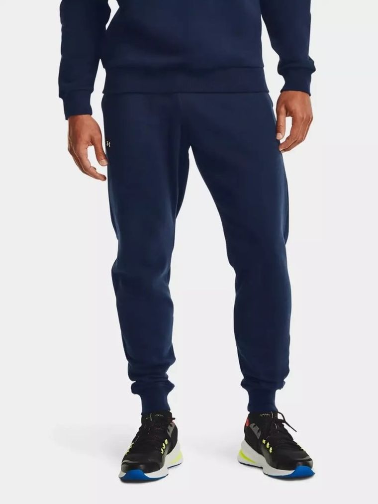 Spodnie dresowe męskie, granatowe, Under Armour