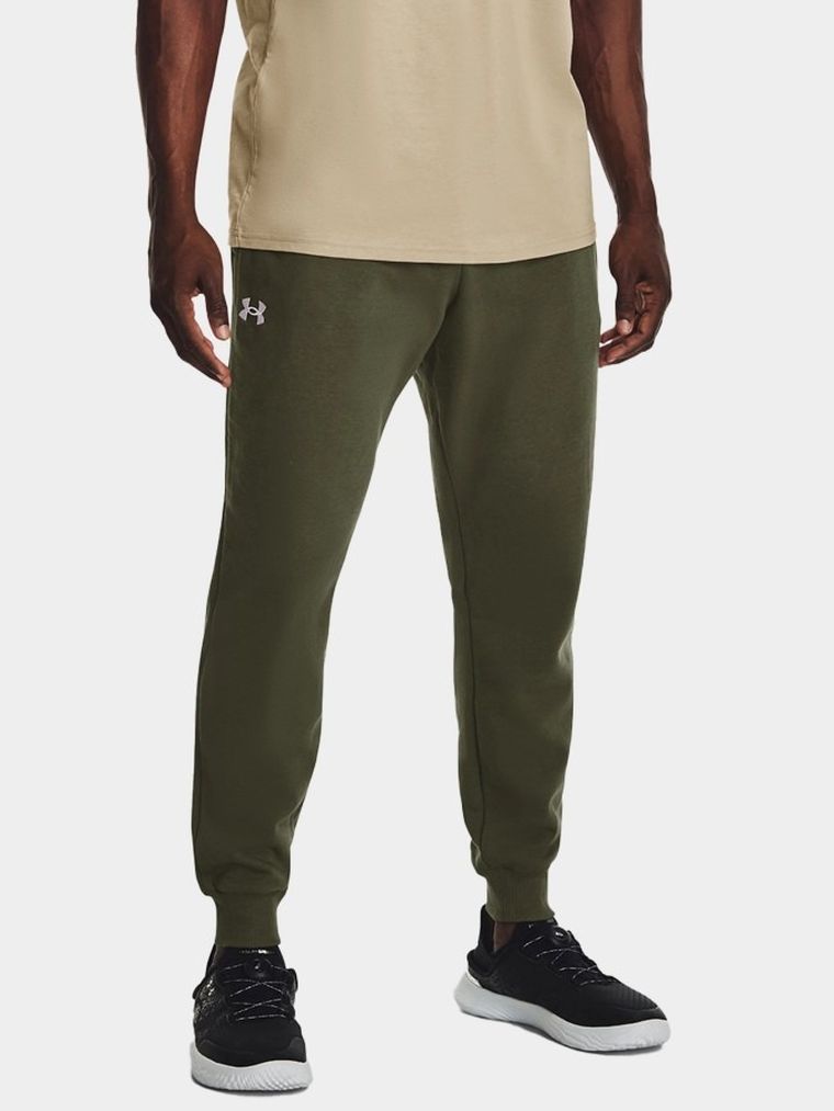 Spodnie dresowe męskie, khaki, Under Armour