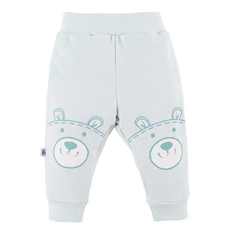 Spodnie dresowe niemowlęce, miętowe, Big Bear, Eevi