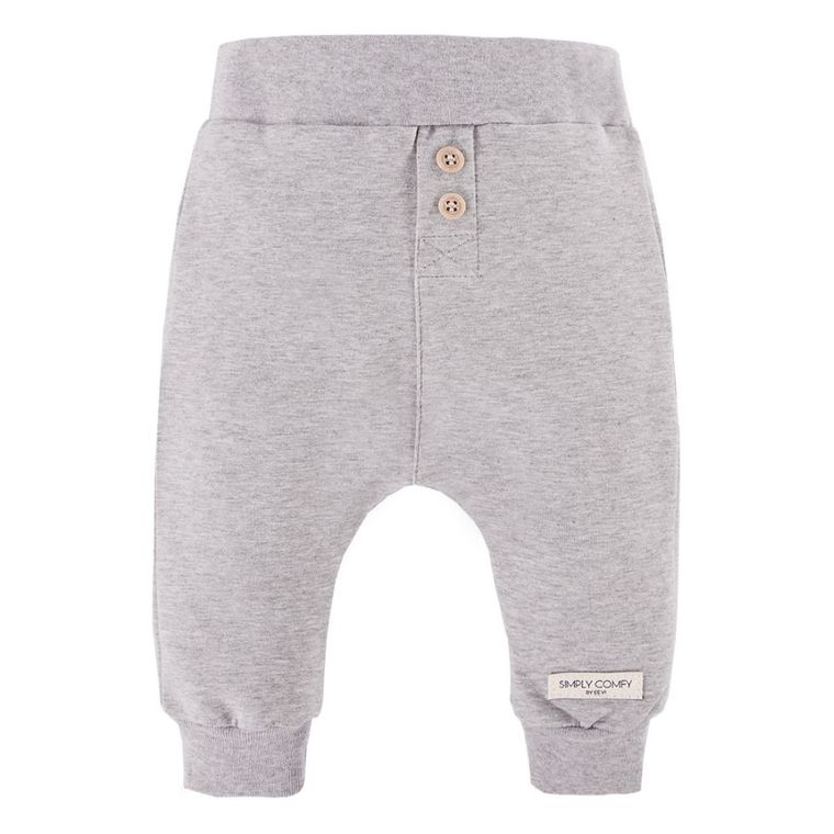 Spodnie dresowe niemowlęce, szare, Eevi