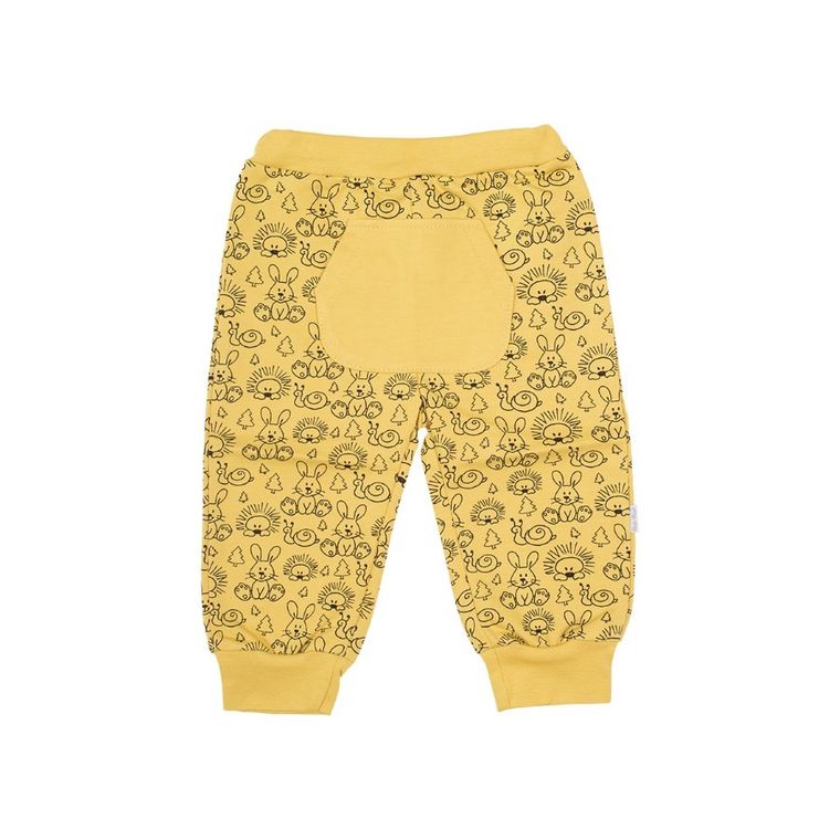 Spodnie dresowe niemowlęce, żółte, Tup Tup