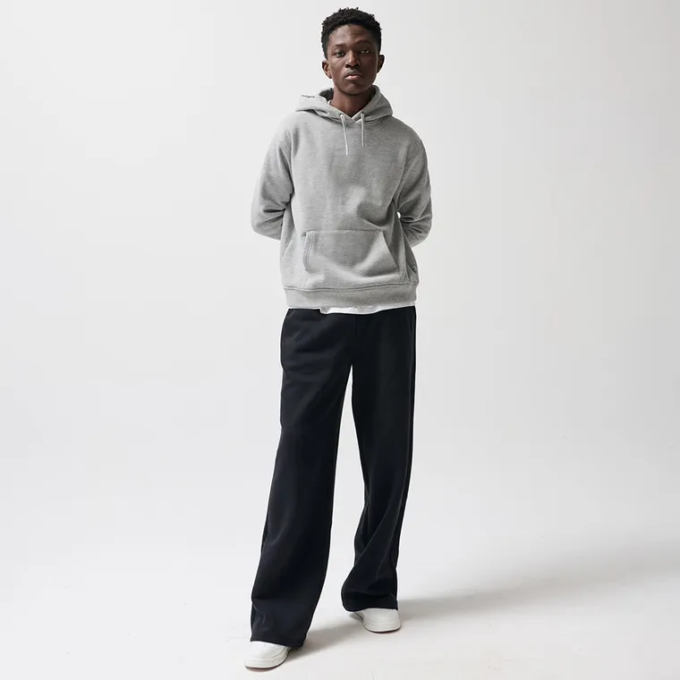 Spodnie dresowe unisex z szeroką nogawką wide oversize NOWEAR