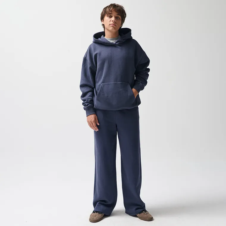 Spodnie dresowe z szeroką nogawką wide oversize NOWEAR