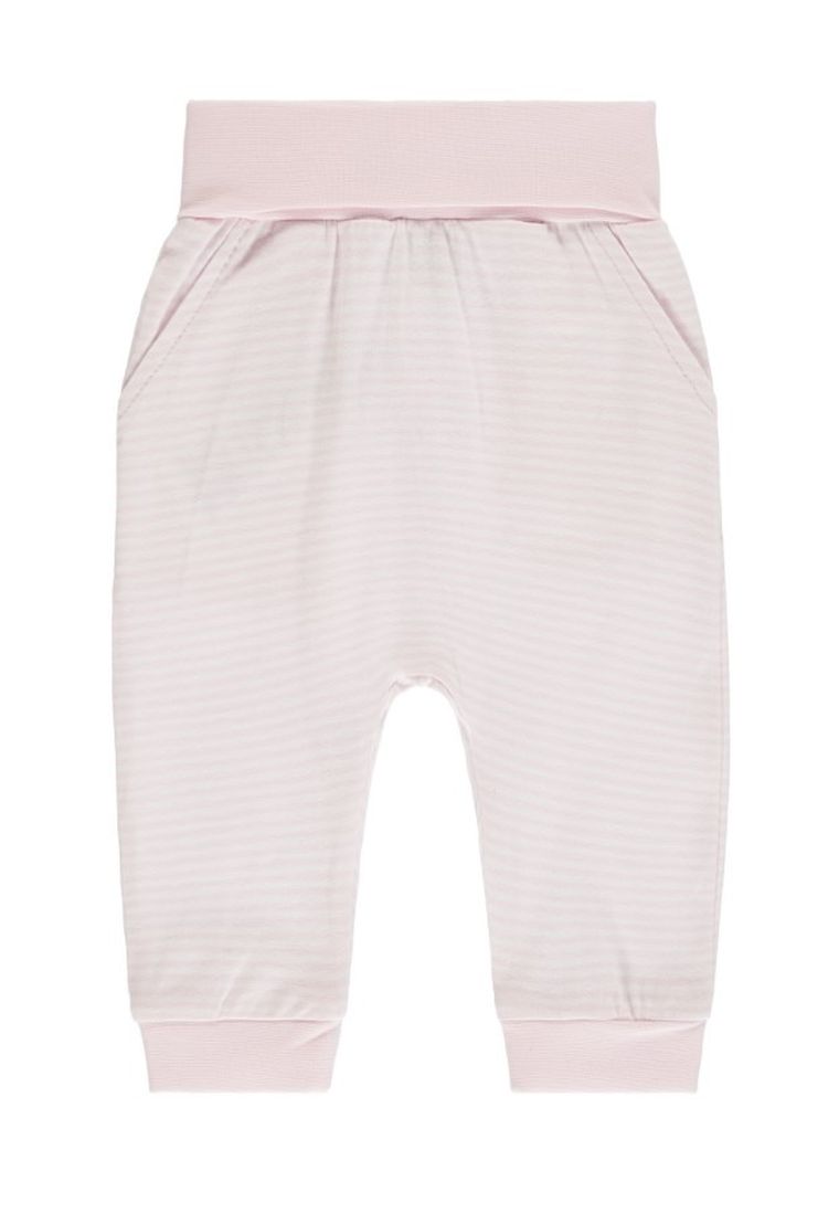 Spodnie dziewczęce, bawełna organiczna, różowe, Bellybutton