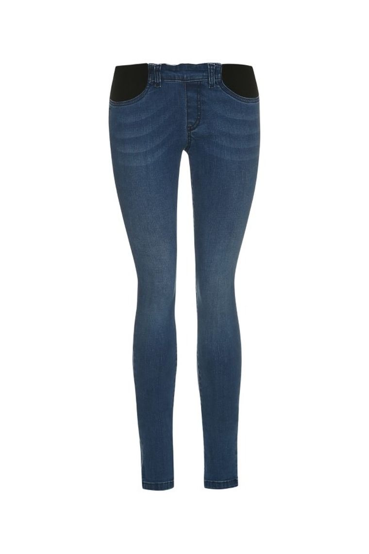 Spodnie jeansowe damskie, ciążowe, slim, niebieskie, Bellybutton