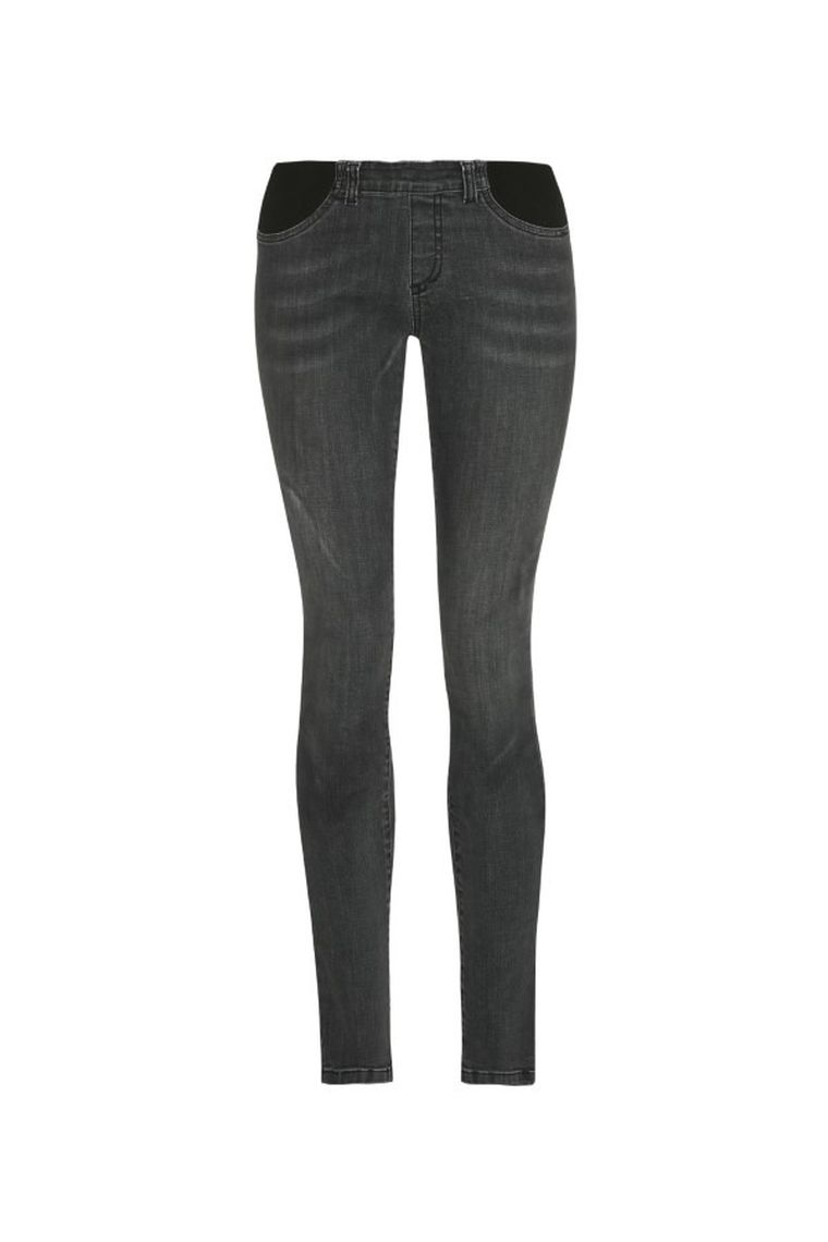 Spodnie jeansowe damskie, ciążowe, slim, szare, Bellybutton