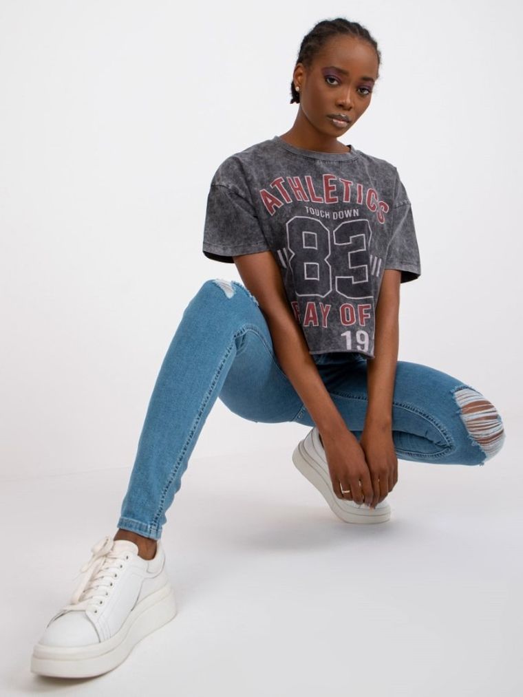 Spodnie jeansowe damskie, denim, Rue Paris