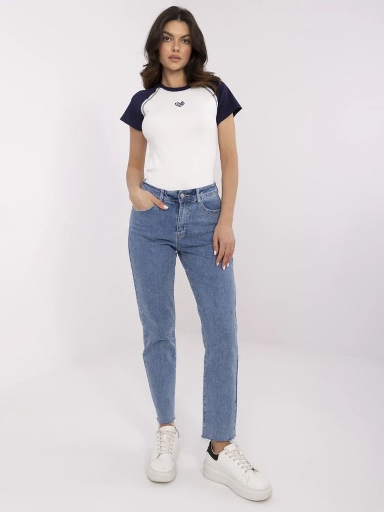 Spodnie jeansowe damskie, niebieskie, Factory Price