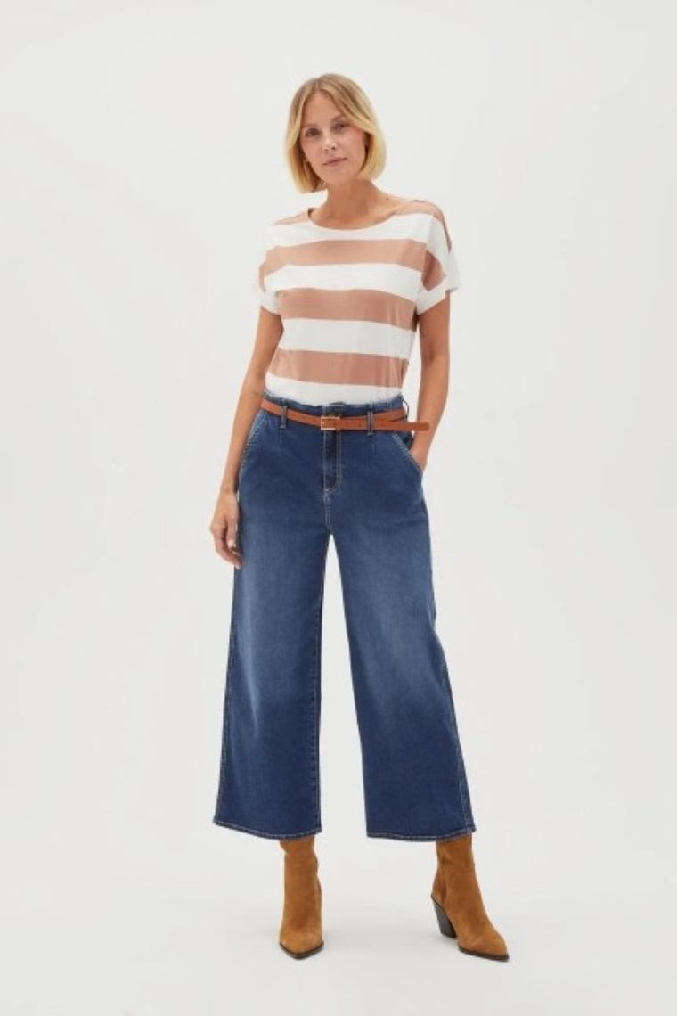 Spodnie jeansowe damskie, niebieskie, Moodo