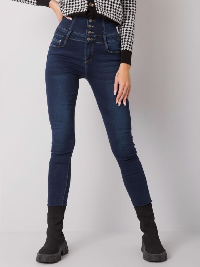 Spodnie jeansowe damskie, niebieskie, Only One Day Jack Berry