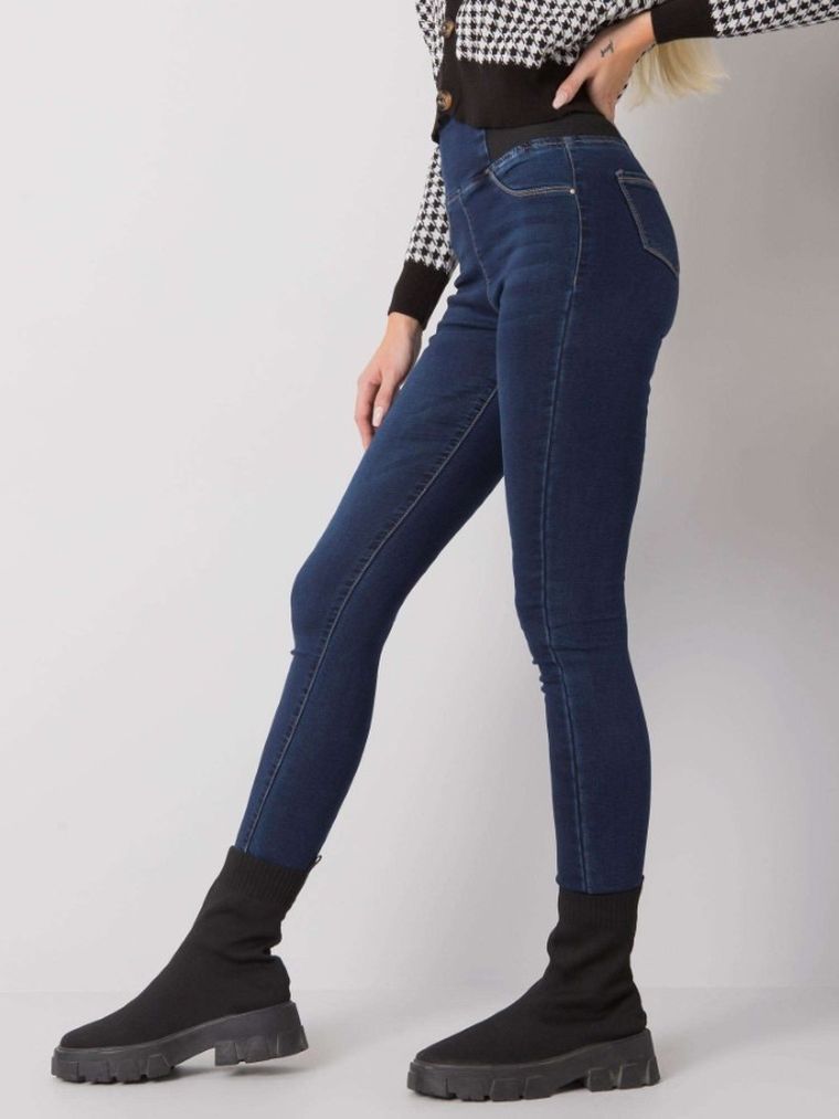 Spodnie jeansowe damskie, niebieskie, Only One Day Jack Berry