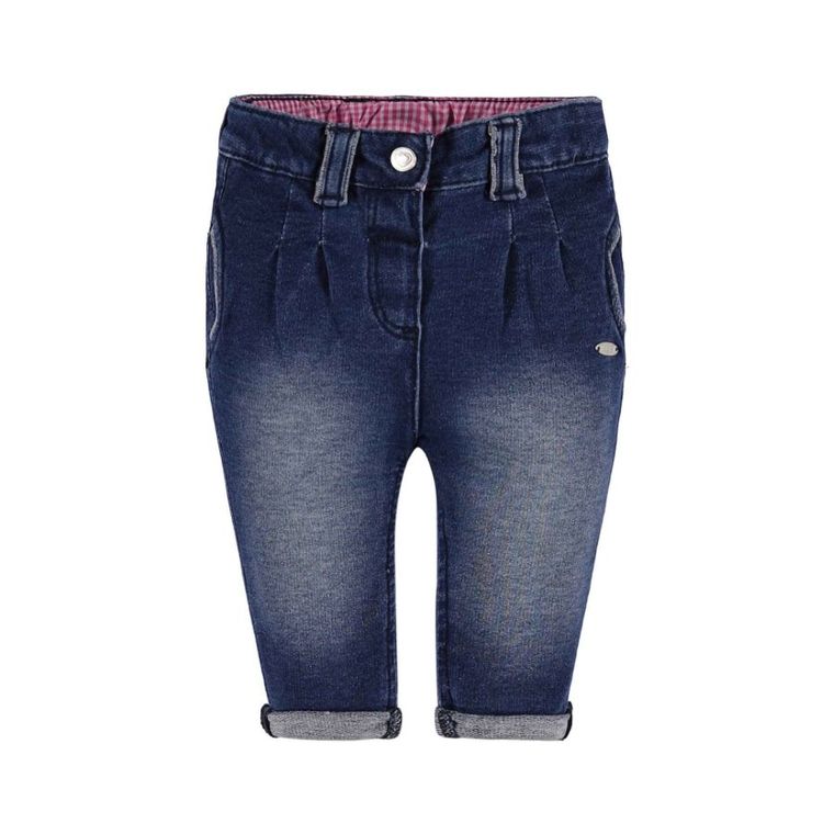 Spodnie jeansowe dziewczęce 3/4, denim, Kanz