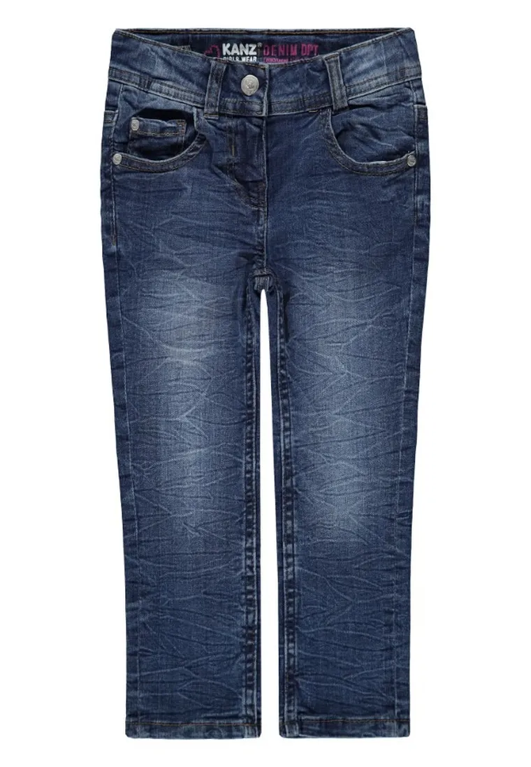 Spodnie jeansowe dziewczęce, denim, Kanz