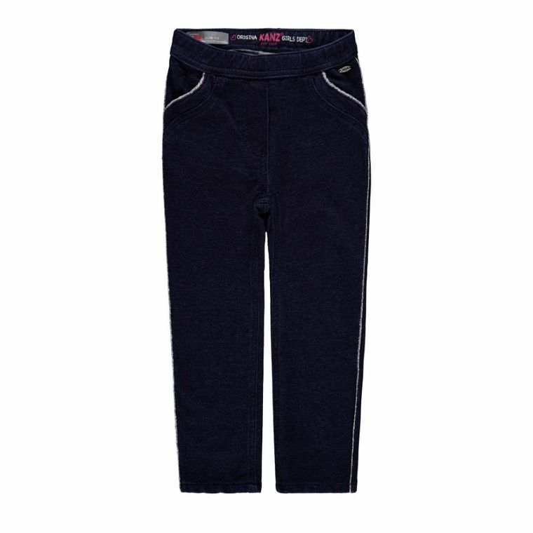 Spodnie jeansowe dziewczęce, granatowe, Kanz