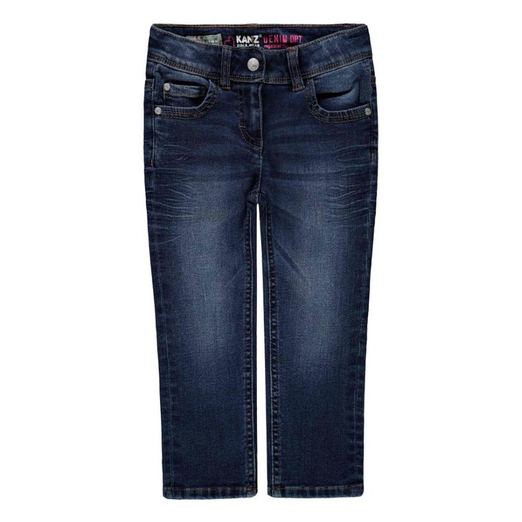 Spodnie jeansowe dziewczęce, niebieskie, Kanz