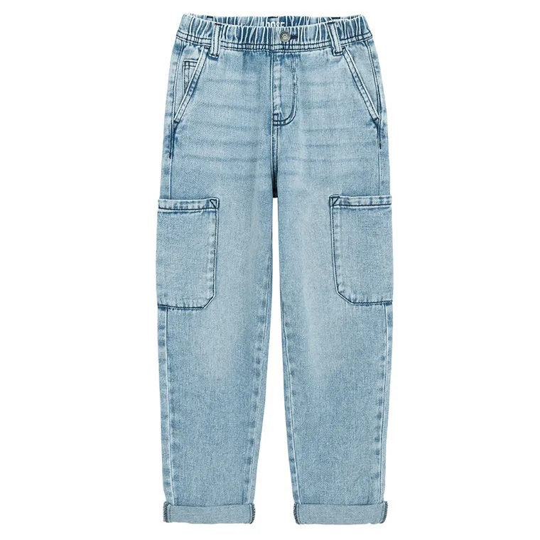 Spodnie jeansowe loose z regulacją Cool Club