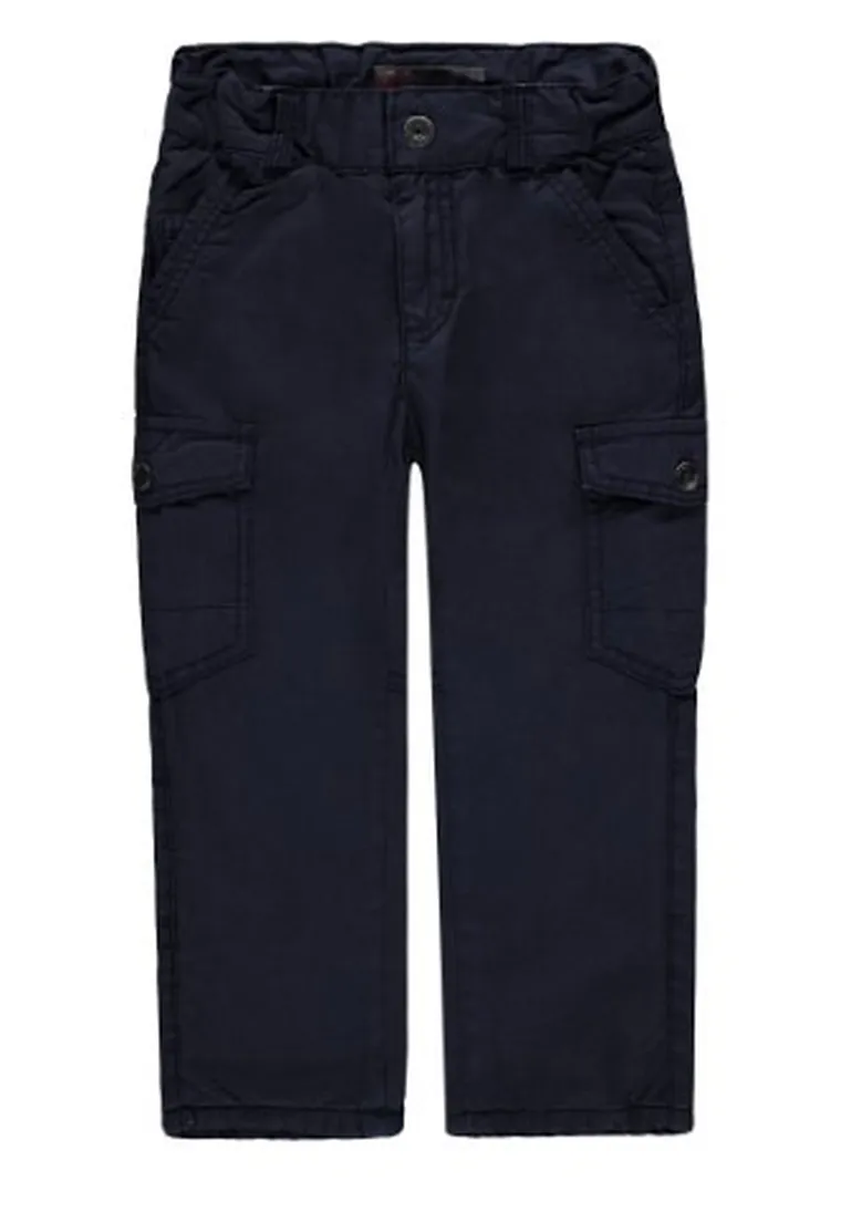 Spodnie materiałowe chłopięce, granatowe, Kanz