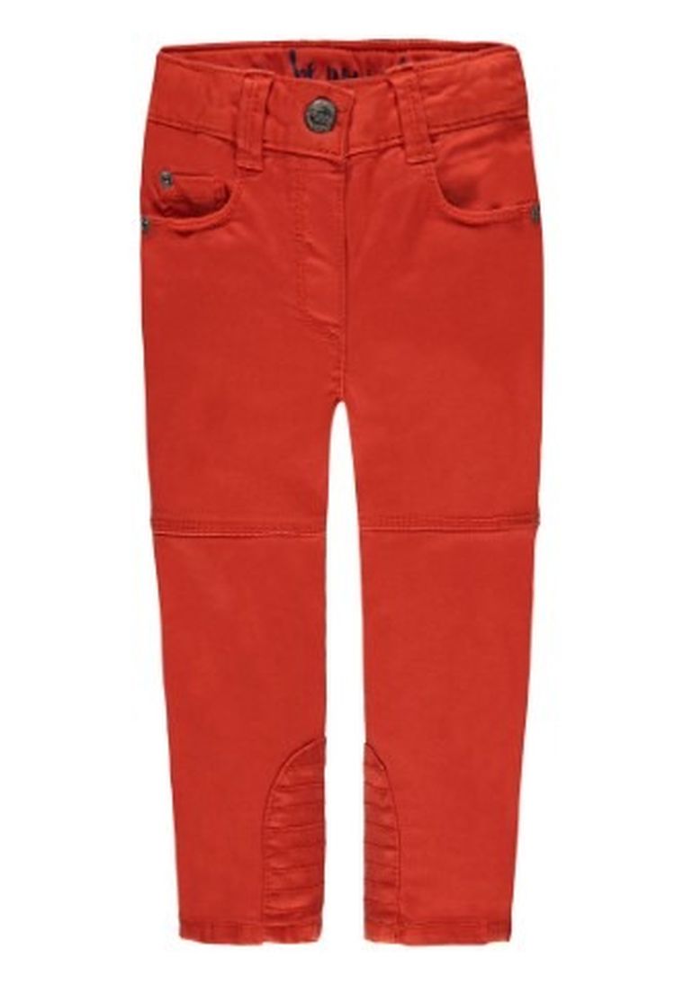 Spodnie materiałowe dziewczęce, czerwone, Kanz