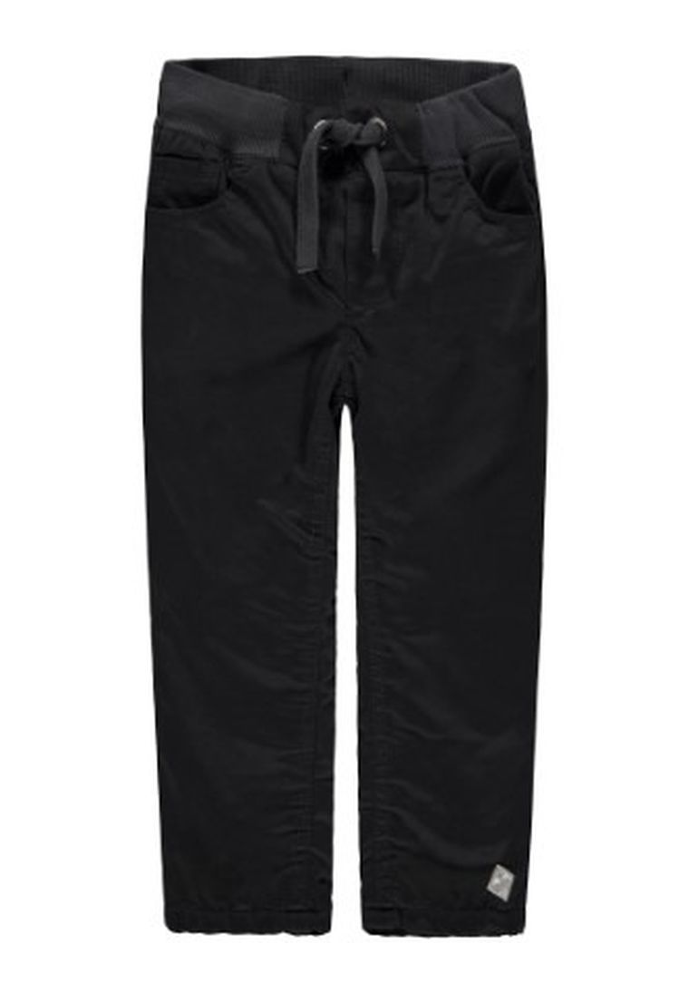 Spodnie materiałowe dziewczęce, grafitowe, Kanz