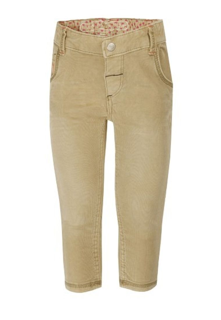 Spodnie materiałowe dziewczęce, jasnobrązowe, Lief