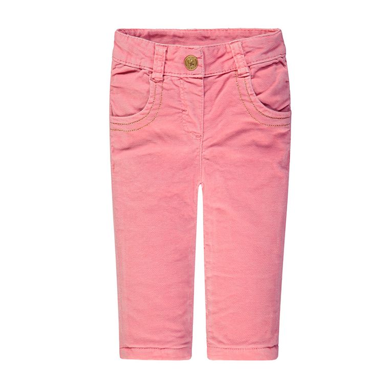 Spodnie materiałowe dziewczęce, różowe, Kanz