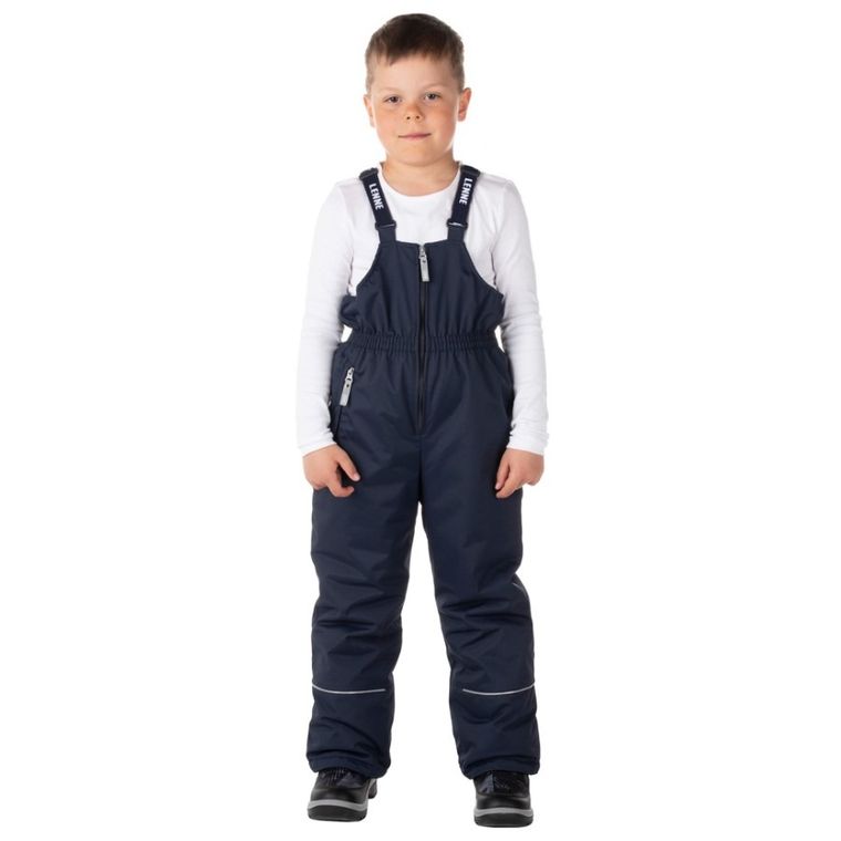 Spodnie narciarskie chłopięce, granatowe, Jack, Lenne