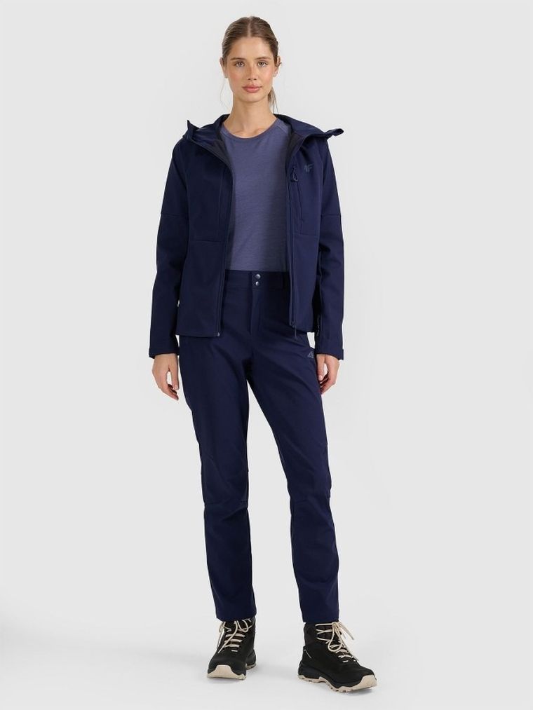 Spodnie trekkingowe damskie, granatowe, 4F