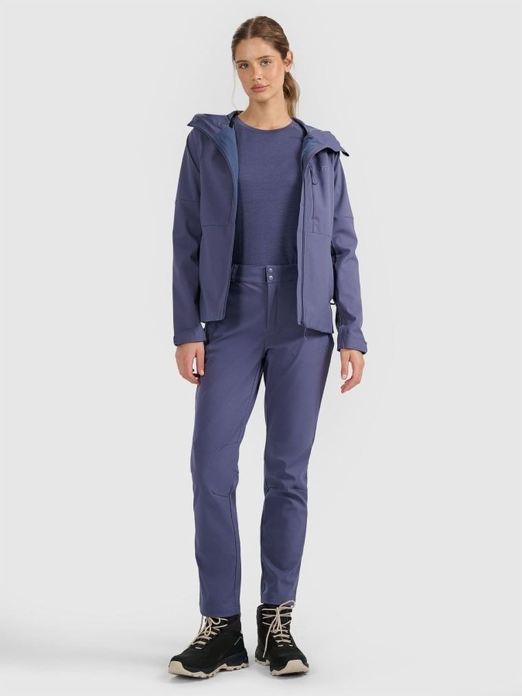 Spodnie trekkingowe damskie, niebieskie, 4F