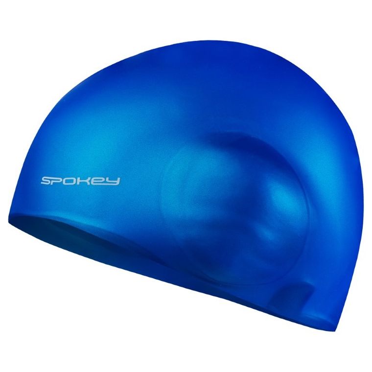 Spokey, Earcap, silikonowy czepek pływacki z uchem, niebieski