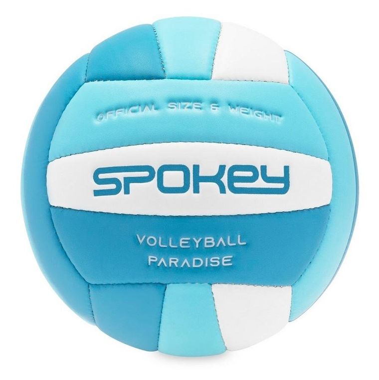 Spokey, Paradise, piłka siatkowa, biało-niebieska, rozmiar 5