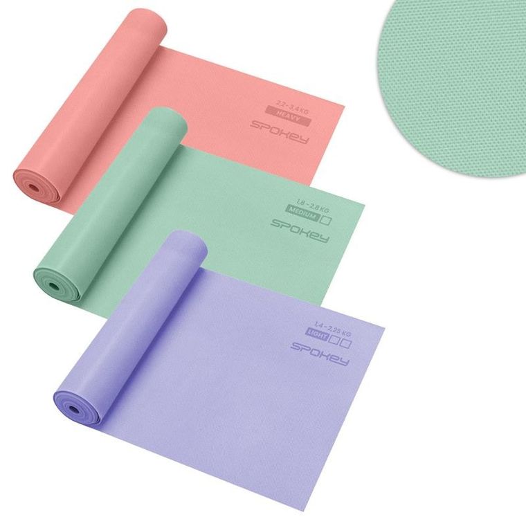 Spokey, Ribbon Tex, zestaw gum fitness, 3 szt.