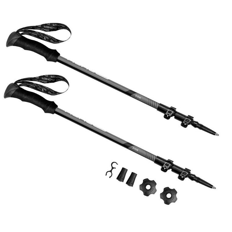 Spokey, Zion, kije trekkingowe, szare